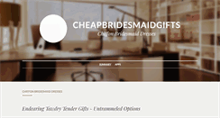 Desktop Screenshot of cheapbridesmaidgifts.strikingly.com