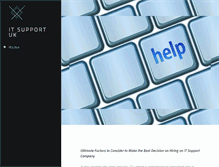 Tablet Screenshot of itsupport.strikingly.com